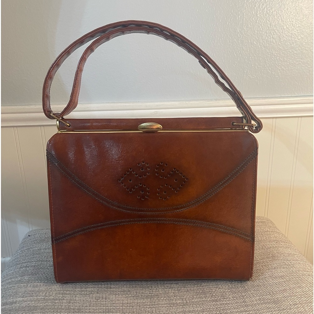 Vintage top handle purse